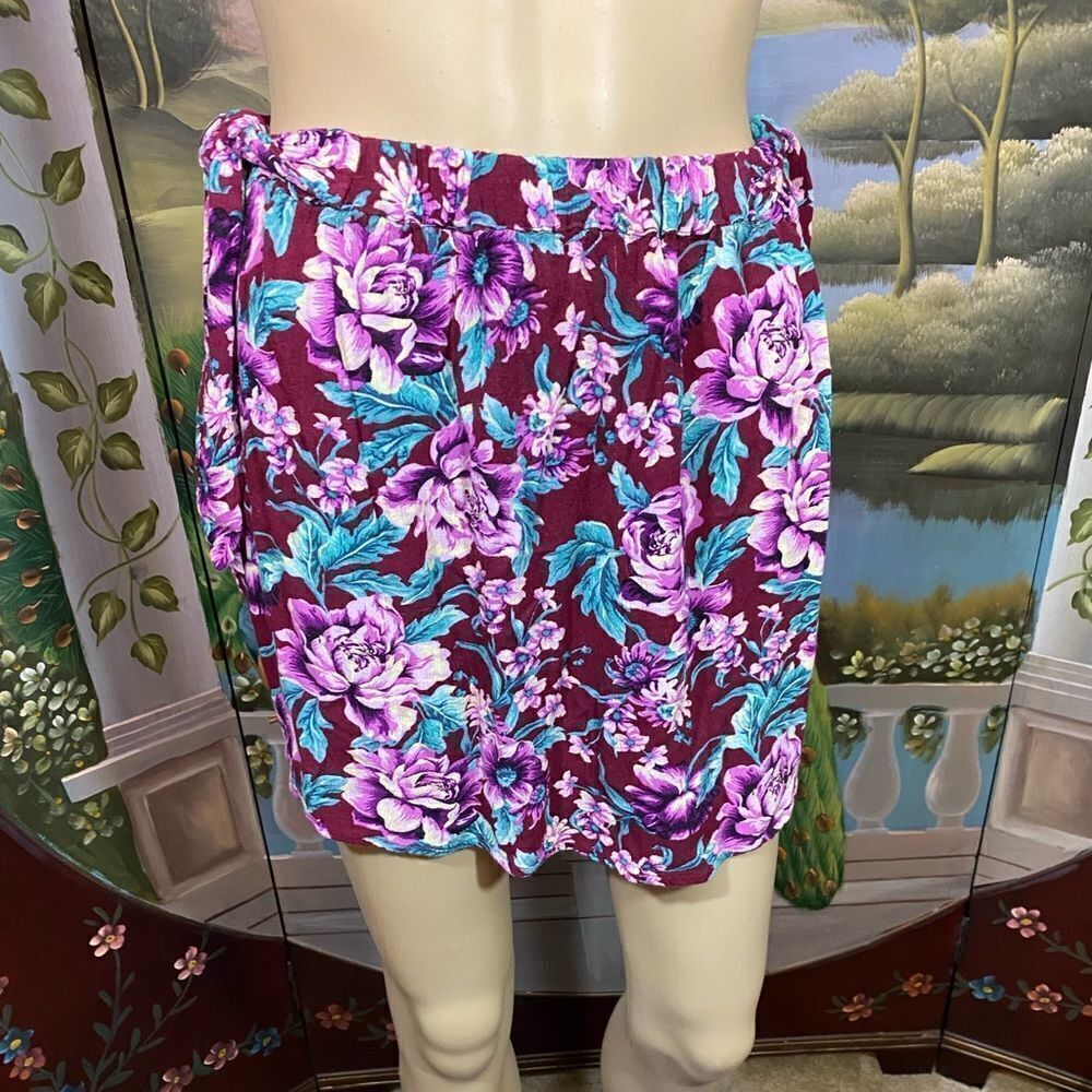 Americans Eagle Outfitters Mini Swim Cover Magenta & Pink Small